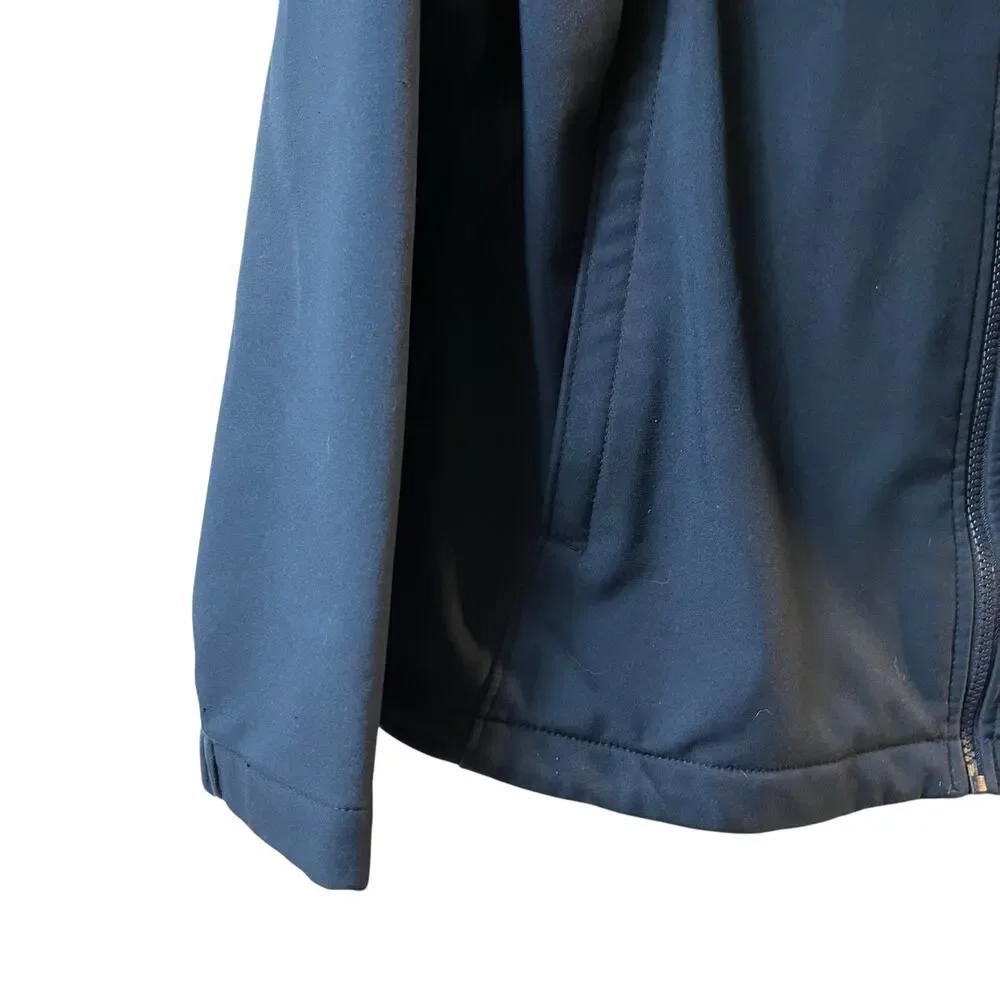 Columbia Men Full ZIp Navy‎ Blue Jacket EUC Large (2960)